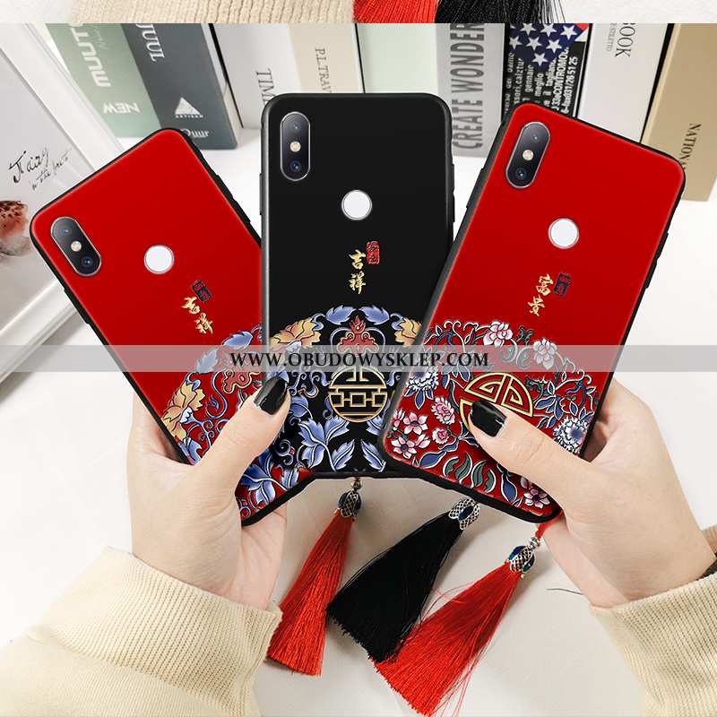 Pokrowce Xiaomi Mi Mix 2s Miękki Vintage Czerwony, Obudowa Xiaomi Mi Mix 2s Silikonowe Trendy Czerwo