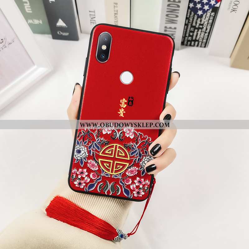 Pokrowce Xiaomi Mi Mix 2s Miękki Vintage Czerwony, Obudowa Xiaomi Mi Mix 2s Silikonowe Trendy Czerwo