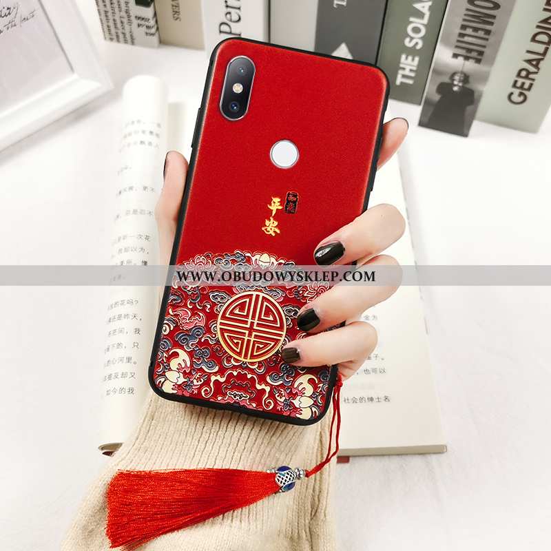 Pokrowce Xiaomi Mi Mix 2s Miękki Vintage Czerwony, Obudowa Xiaomi Mi Mix 2s Silikonowe Trendy Czerwo