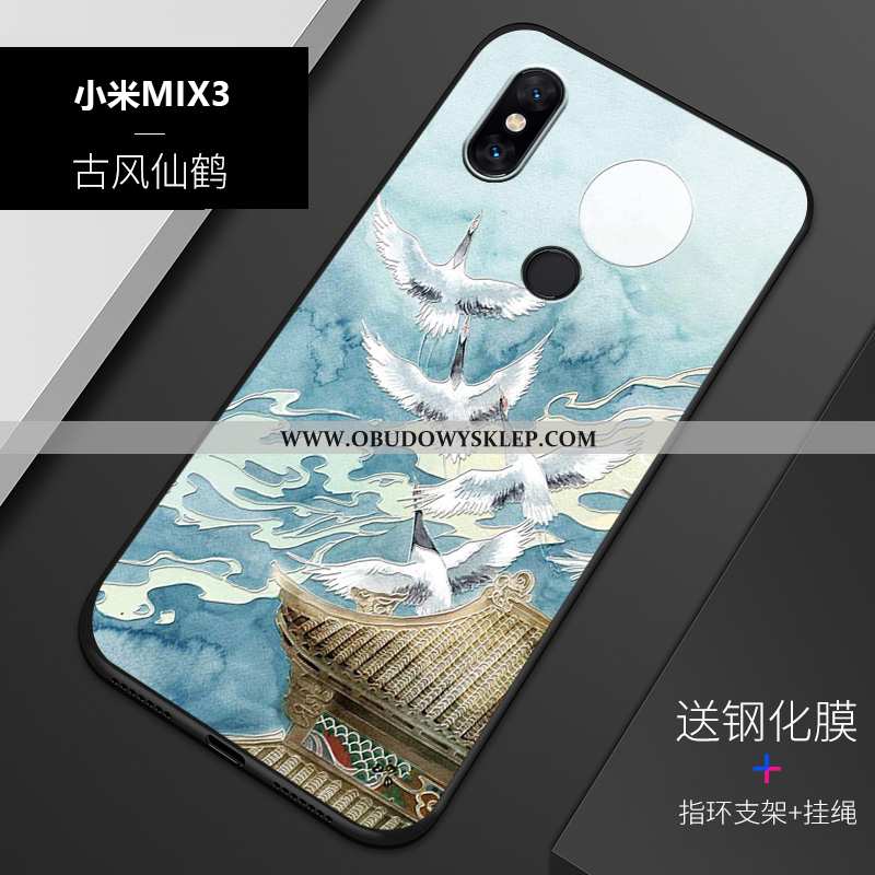 Pokrowce Xiaomi Mi Mix 3 Relief Dostosowane Nubuku, Obudowa Xiaomi Mi Mix 3 Trendy All Inclusive Nie