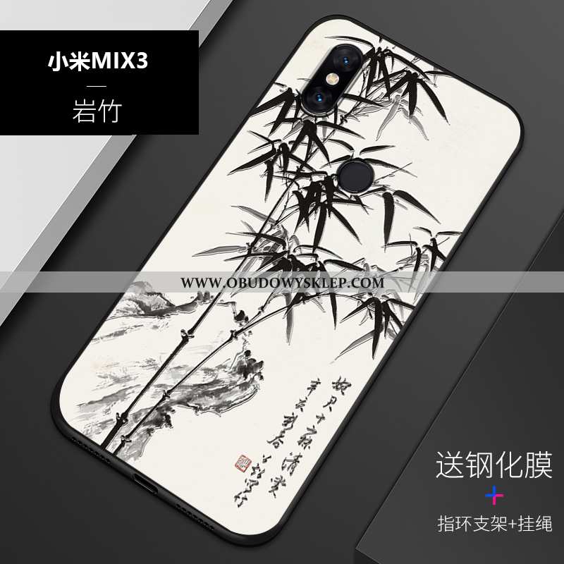 Pokrowce Xiaomi Mi Mix 3 Relief Dostosowane Nubuku, Obudowa Xiaomi Mi Mix 3 Trendy All Inclusive Nie