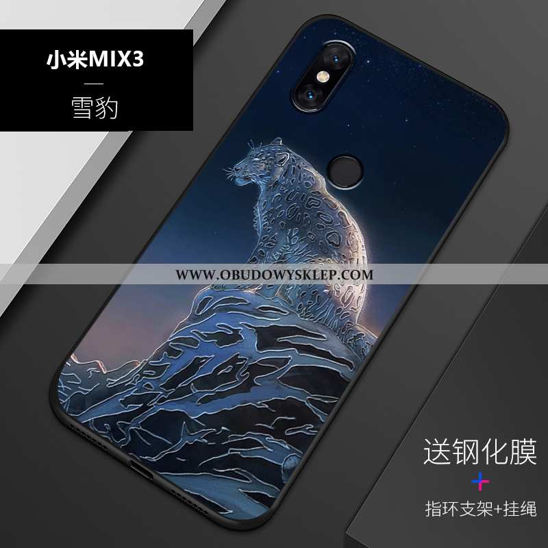 Pokrowce Xiaomi Mi Mix 3 Relief Dostosowane Nubuku, Obudowa Xiaomi Mi Mix 3 Trendy All Inclusive Nie