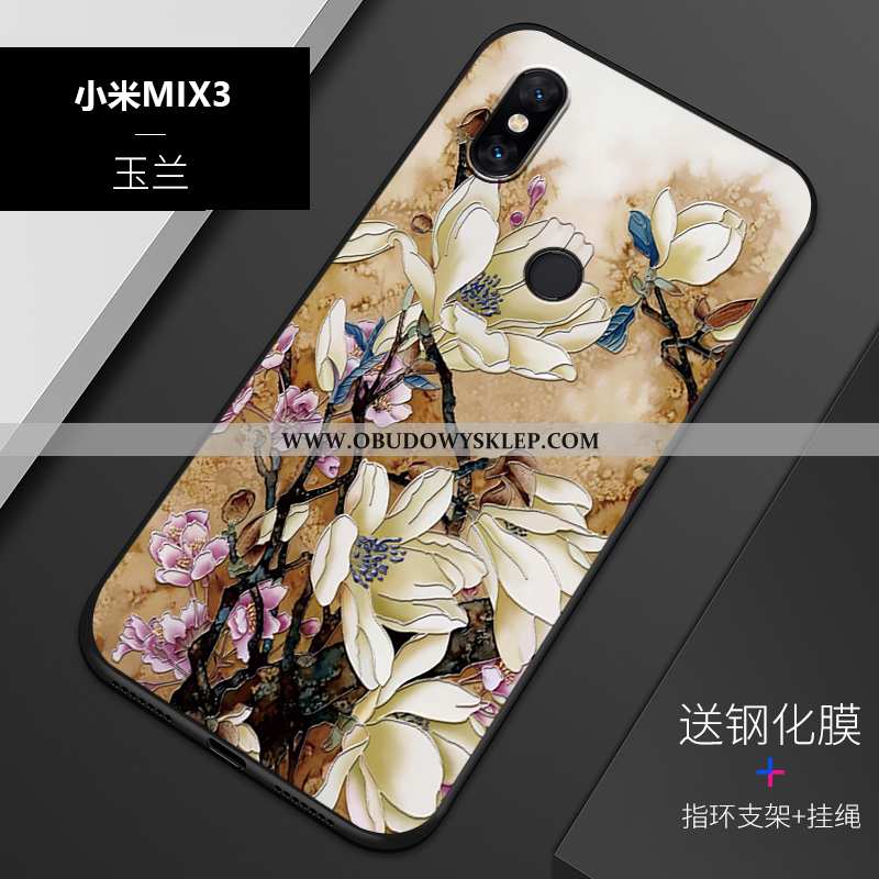 Pokrowce Xiaomi Mi Mix 3 Relief Dostosowane Nubuku, Obudowa Xiaomi Mi Mix 3 Trendy All Inclusive Nie