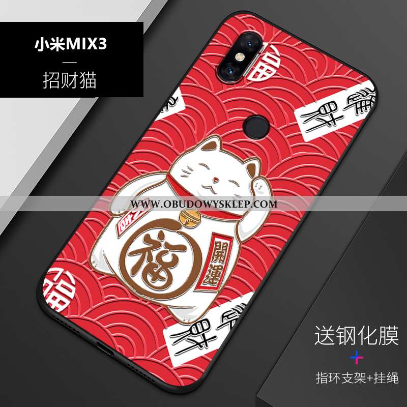 Pokrowce Xiaomi Mi Mix 3 Relief Dostosowane Nubuku, Obudowa Xiaomi Mi Mix 3 Trendy All Inclusive Nie