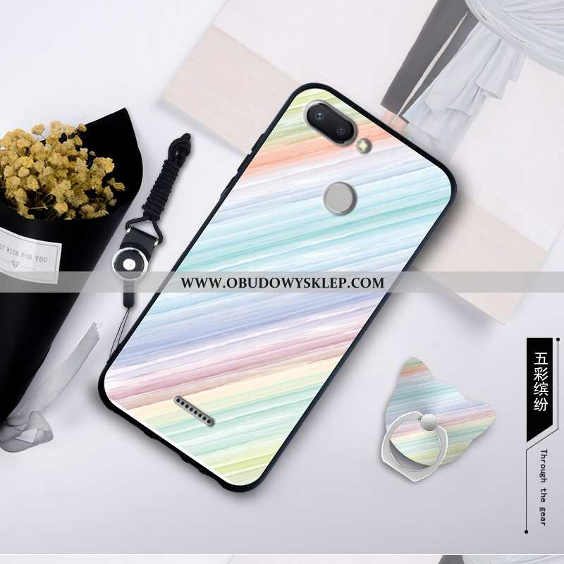 Pokrowce Xiaomi Redmi 6 Silikonowe Nubuku Czerwony, Obudowa Xiaomi Redmi 6 Ochraniacz Trendy Niebies