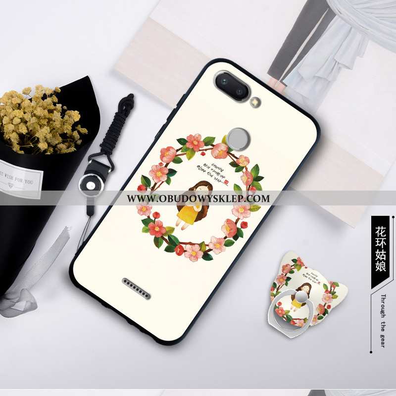 Pokrowce Xiaomi Redmi 6 Silikonowe Nubuku Czerwony, Obudowa Xiaomi Redmi 6 Ochraniacz Trendy Niebies