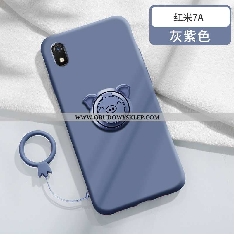 Pokrowce Xiaomi Redmi 7a Trendy Mały Ring, Obudowa Xiaomi Redmi 7a Super Cienkie Fioletowy