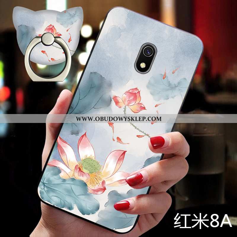 Pokrowce Xiaomi Redmi 8a Trendy Vintage Wisząca Szyja, Obudowa Xiaomi Redmi 8a Super Cienkie Niebies