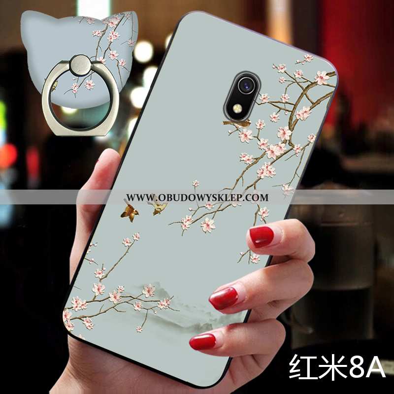 Pokrowce Xiaomi Redmi 8a Trendy Vintage Wisząca Szyja, Obudowa Xiaomi Redmi 8a Super Cienkie Niebies