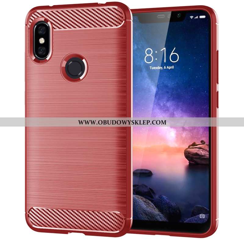 Pokrowce Xiaomi Redmi Note 6 Pro Kreatywne Anti-fall Czerwony, Obudowa Xiaomi Redmi Note 6 Pro Trend