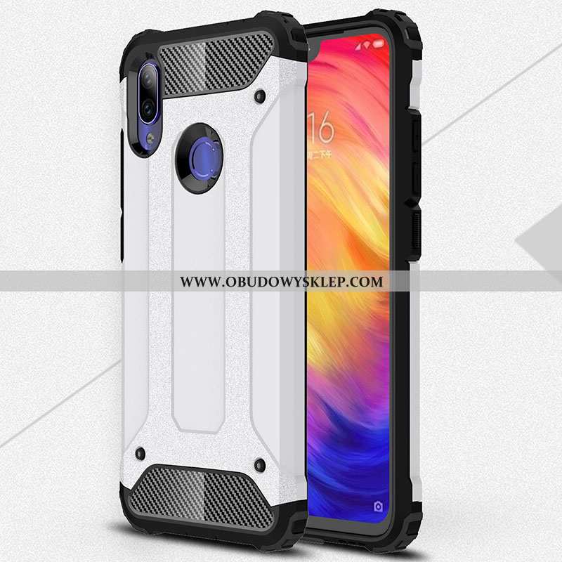 Pokrowce Xiaomi Redmi Note 7 Silikonowe Etui Futerał, Obudowa Xiaomi Redmi Note 7 Ochraniacz Biały B