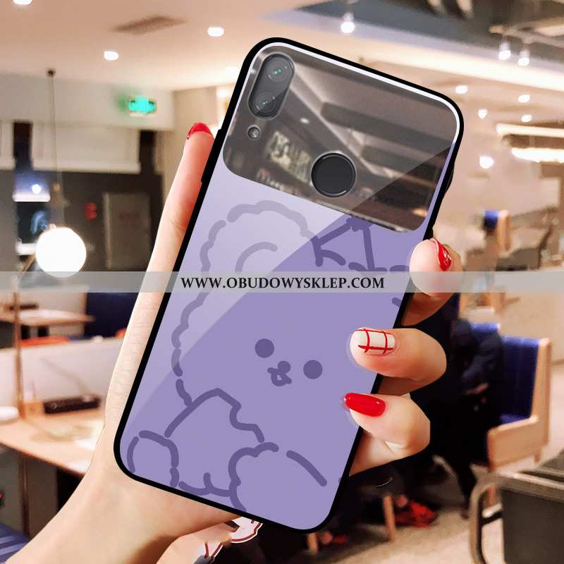 Pokrowce Xiaomi Redmi Note 7 Szkło Futerał Serce, Obudowa Xiaomi Redmi Note 7 Kreskówka Mały Czarna