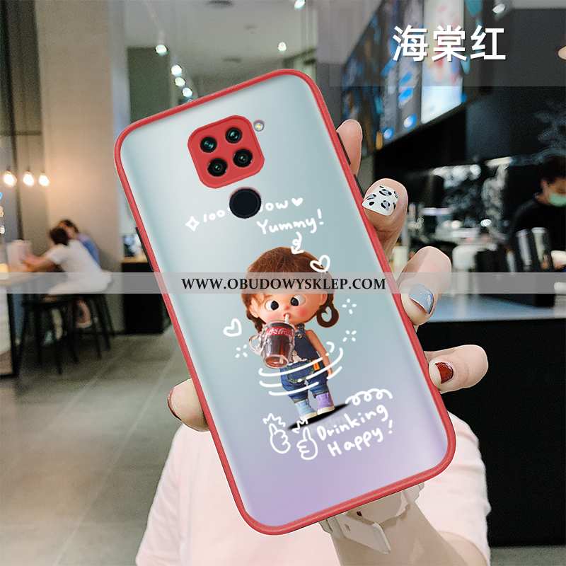 Pokrowce Xiaomi Redmi Note 9 Przezroczysty Anti-fall Zielony, Obudowa Xiaomi Redmi Note 9 Nubuku All