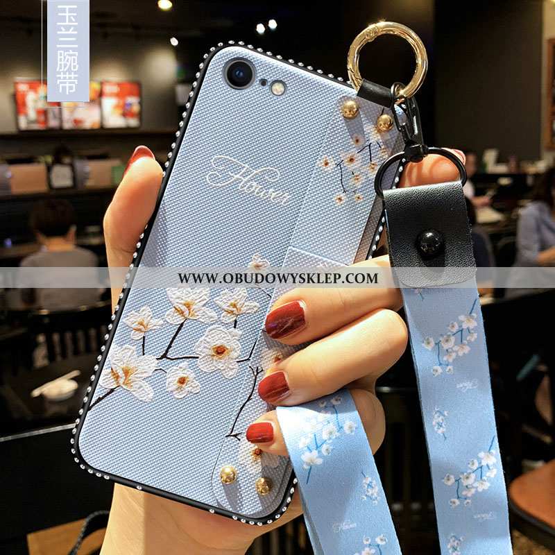 Pokrowce iPhone 8 Wiszące Ozdoby Telefon Komórkowy Etui, Obudowa iPhone 8 Trendy All Inclusive Czerw