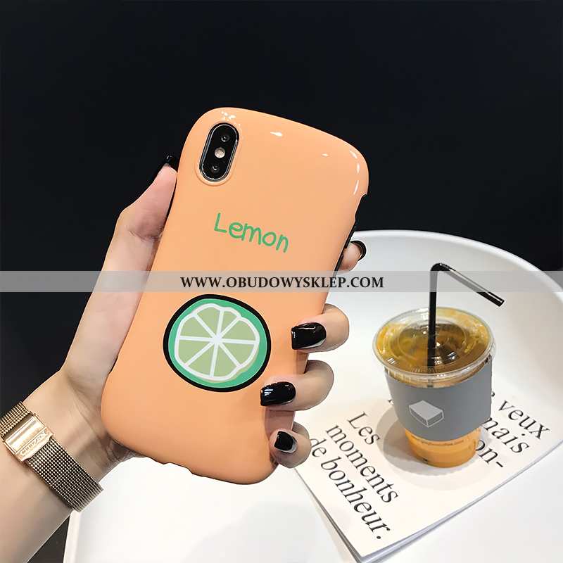 Pokrowce iPhone X Trendy Owoce Futerał, Obudowa iPhone X Ochraniacz Etui Czerwona