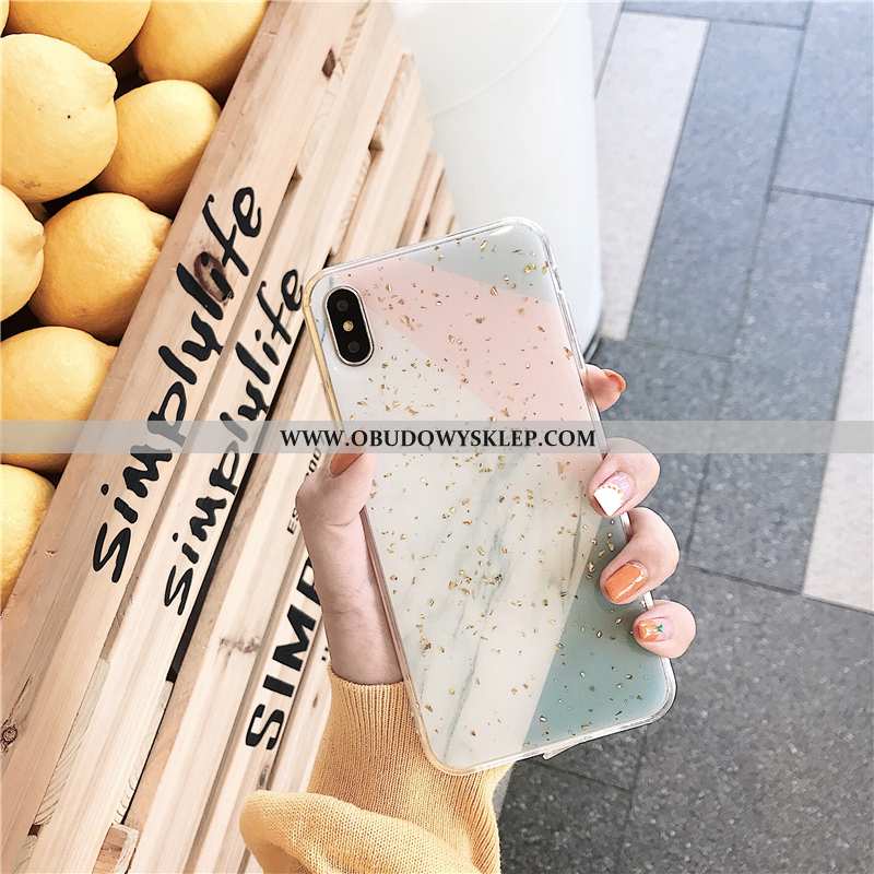 Pokrowce iPhone Xs Kreatywne Etui Telefon Komórkowy, Obudowa iPhone Xs Trendy All Inclusive Rozowa