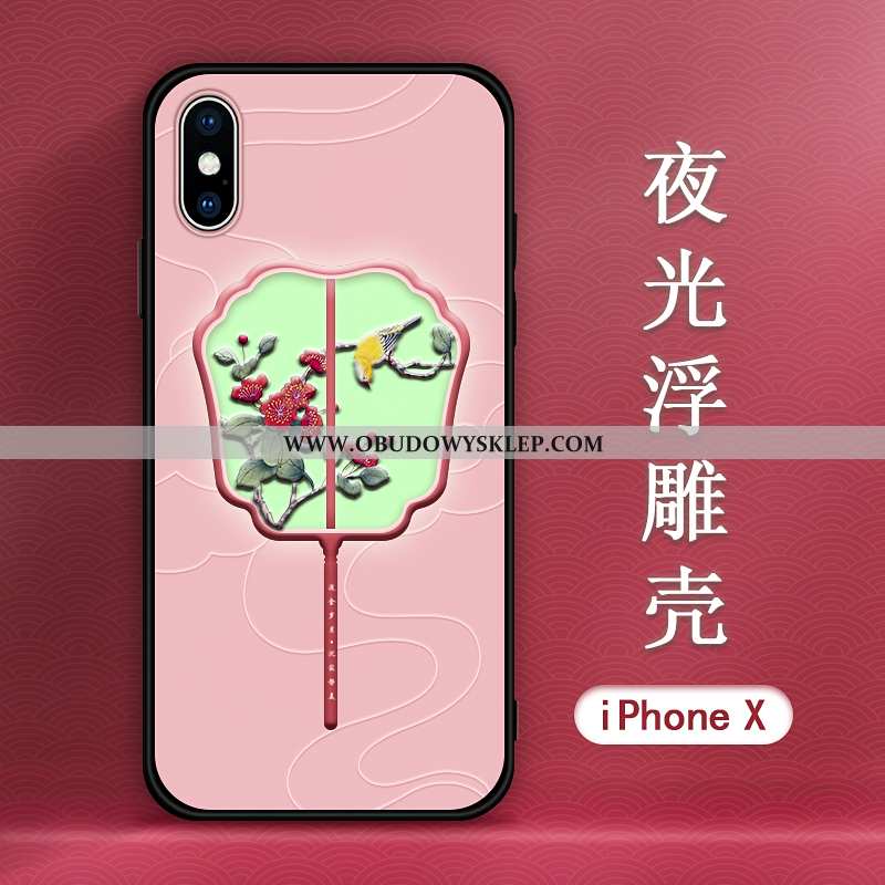 Pokrowce iPhone Xs Max Ochraniacz All Inclusive Wzór, Obudowa iPhone Xs Max Relief Eleganckie Zielon