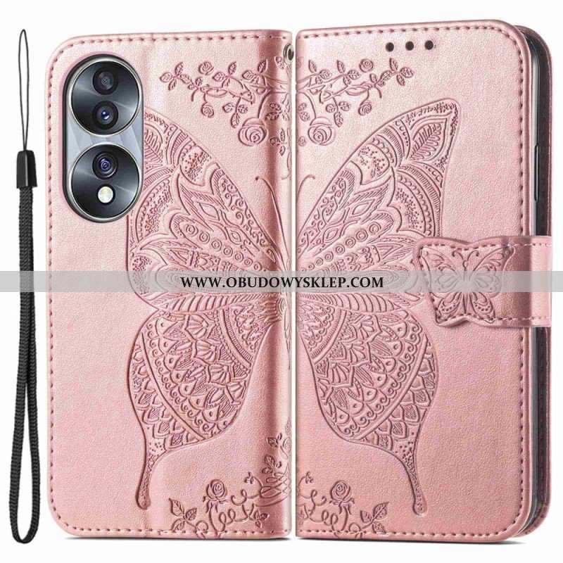 Etui Folio do Honor 70 Barokowy Motyl