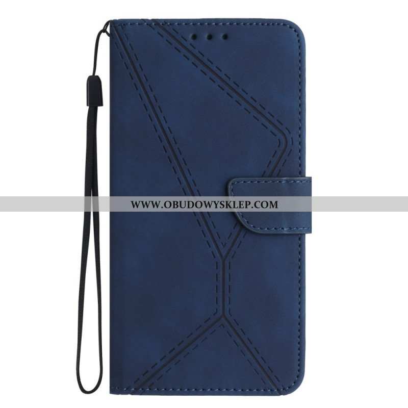 Etui Folio do Honor 90 z Łańcuch Linie I Kropkowane Paski