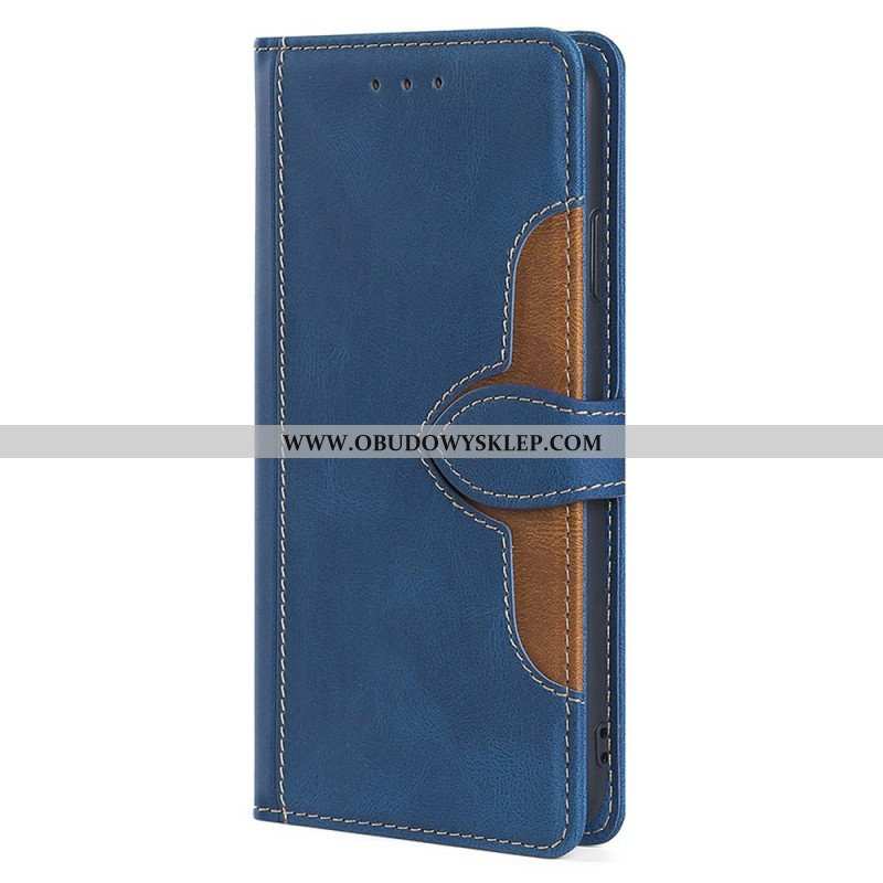 Etui Folio do Honor Magic 5 Lite Dwukolorowy Kwiatowy