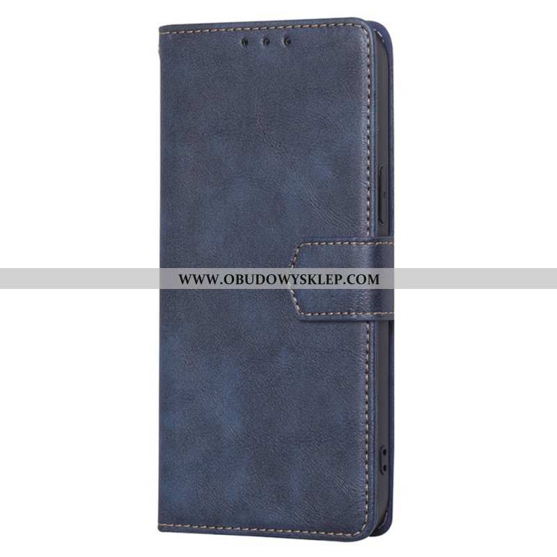 Etui Folio do Huawei Mate 50 Pro Skórzany Efekt Couture