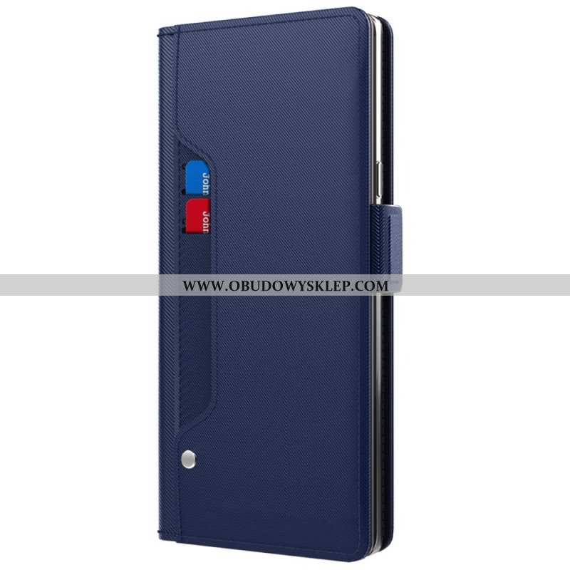 Etui Folio do Huawei P60 Pro Lusterko I Wyjmowany Uchwyt Na Karty