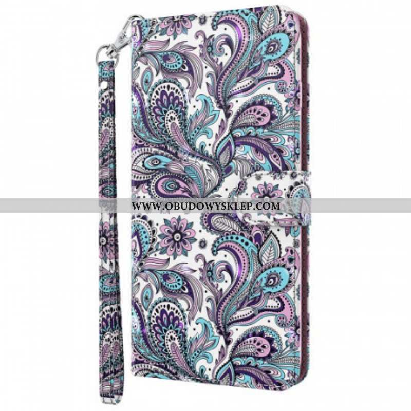 Etui Folio do Moto E40 / E30 / E20 Paisley