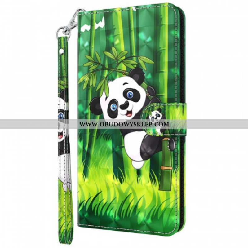 Etui Folio do Moto G71 5G Panda I Bambus