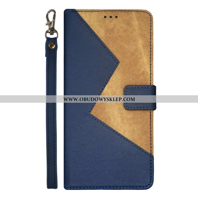 Etui Folio do Moto G73 5G Dwukolorowy Idewei