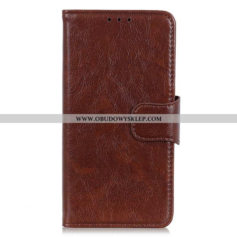 Etui Folio do OnePlus 10T 5G Dwoina Skóry Nappa