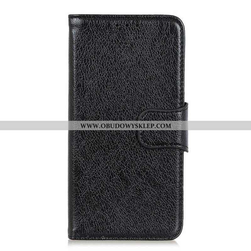 Etui Folio do OnePlus Nord 2 5G Dwoina Skóry Nappa