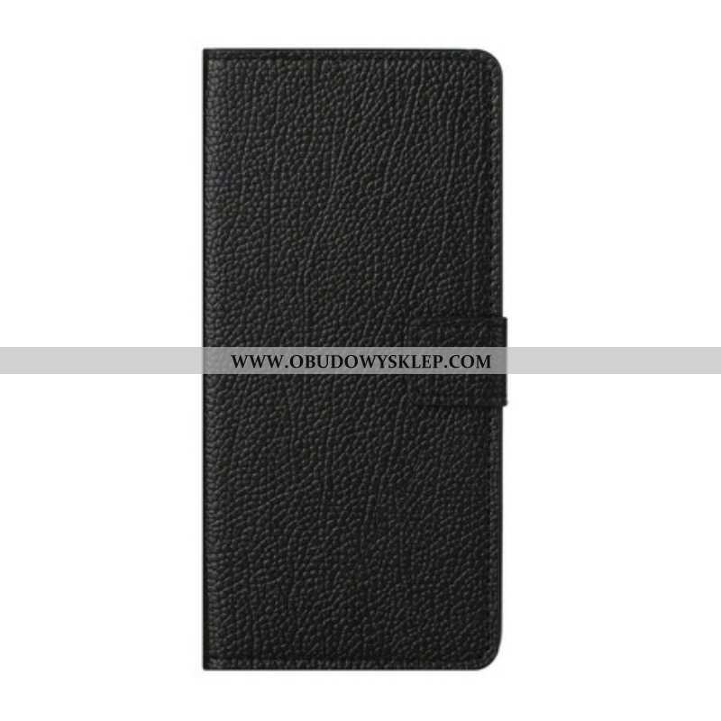 Etui Folio do OnePlus Nord 2 5G Efekt Skóry Licowej Liczi