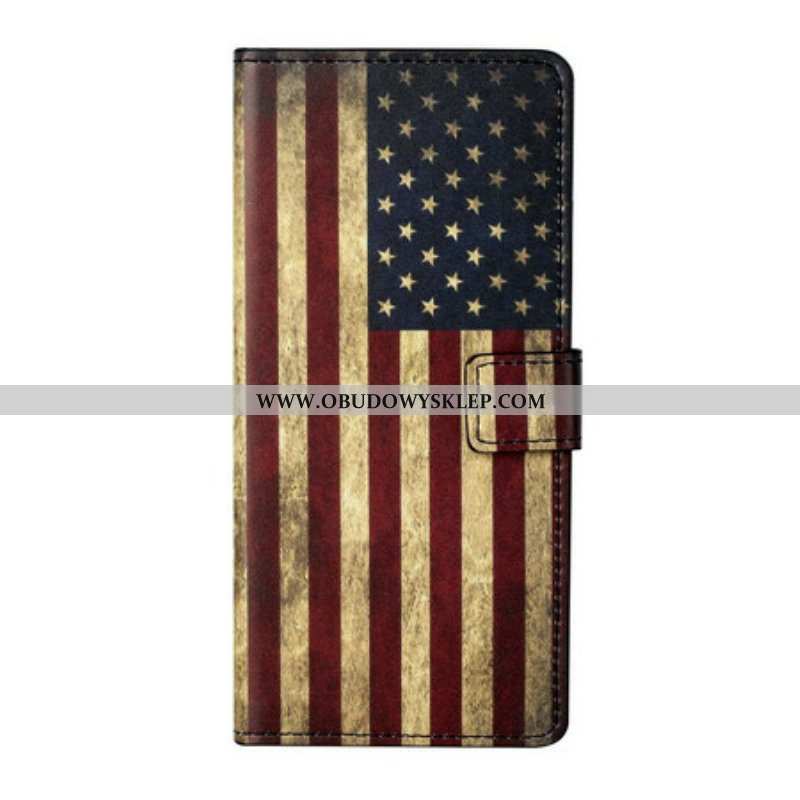 Etui Folio do OnePlus Nord 2 5G Flaga Ameryki