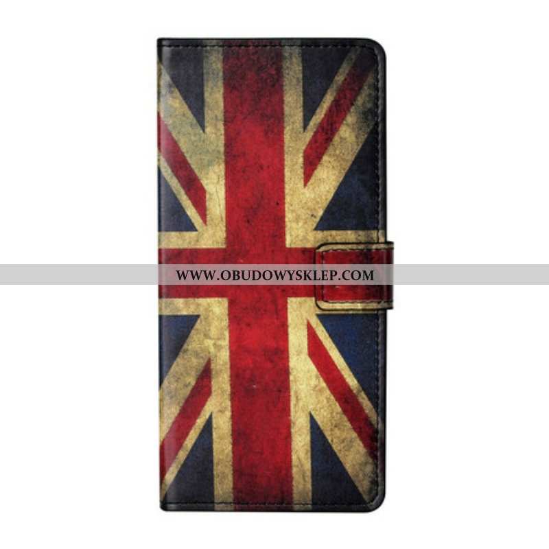 Etui Folio do OnePlus Nord 2 5G Flaga Anglii