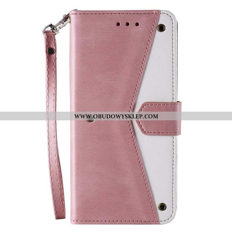 Etui Folio do OnePlus Nord 2 5G Szwy W Dotyku