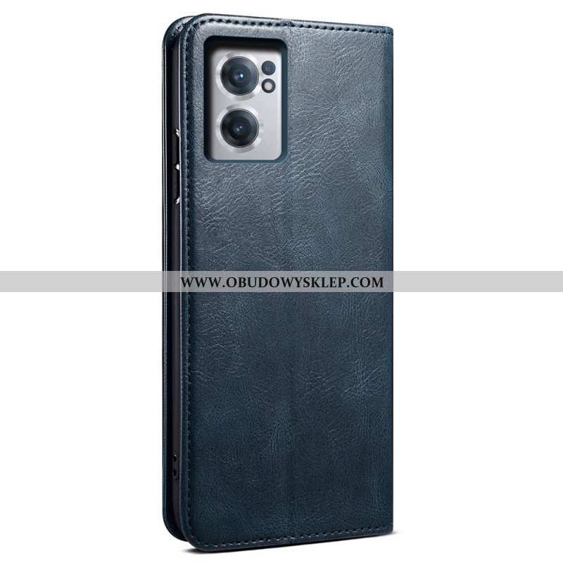 Etui Folio do OnePlus Nord CE 2 5G Efekt Skóry