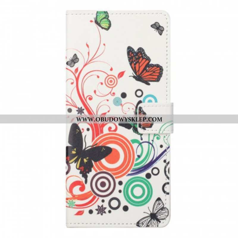 Etui Folio do OnePlus Nord CE 2 5G Natura I Motyle