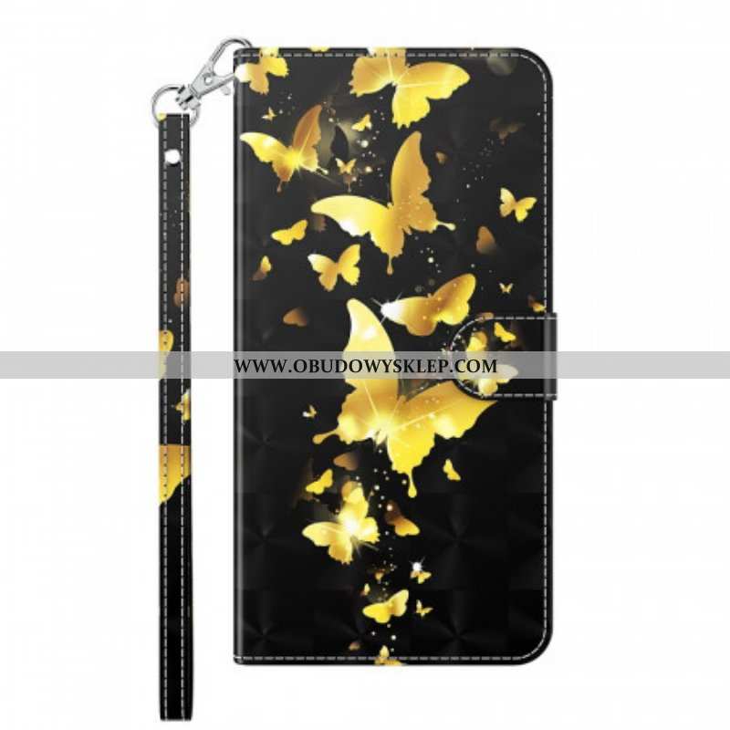 Etui Folio do OnePlus Nord CE 2 5G Nocne Motyle