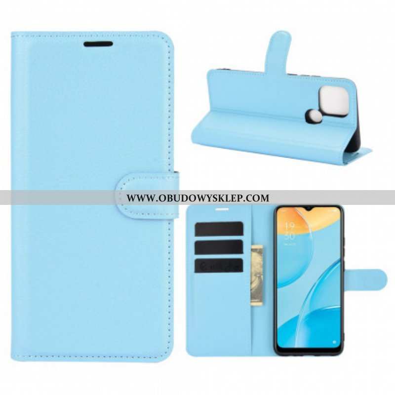 Etui Folio do Oppo A15 Klasyczny