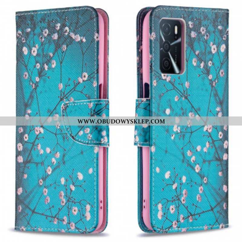 Etui Folio do Oppo A16 / A16s Kwitnące Drzewo