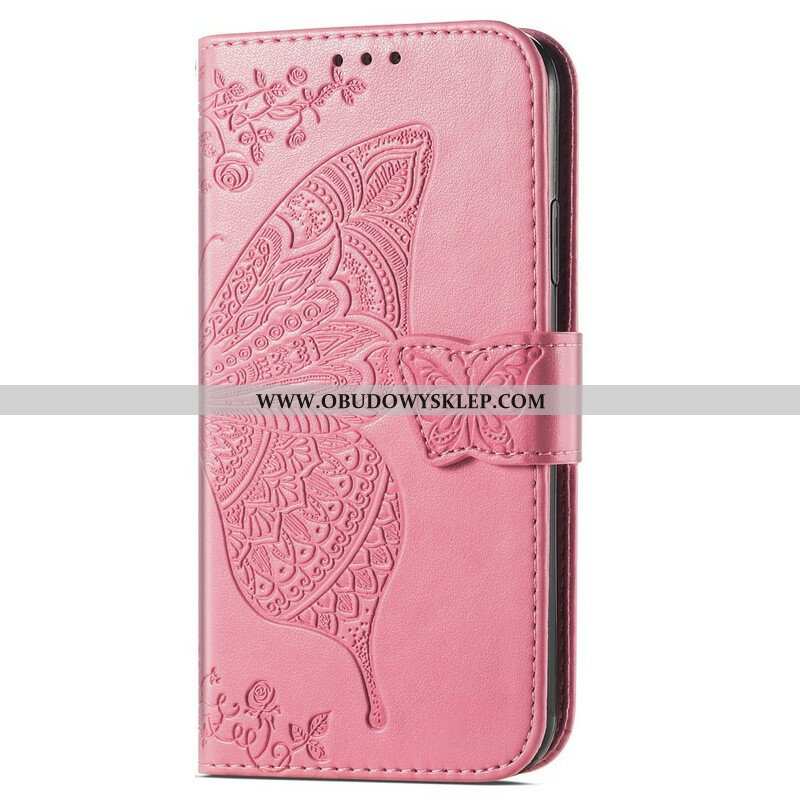 Etui Folio do Oppo A16 / A16s Pół Motyle