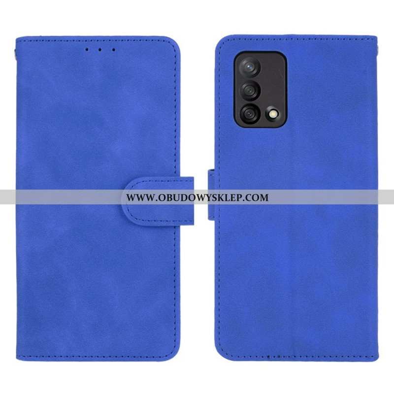 Etui Folio do Oppo A74 4G Kolorowy Dotyk Skóry