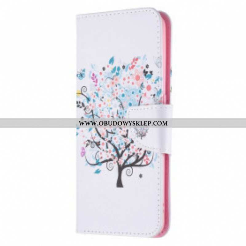 Etui Folio do Oppo A94 5G Kwitnące Drzewo