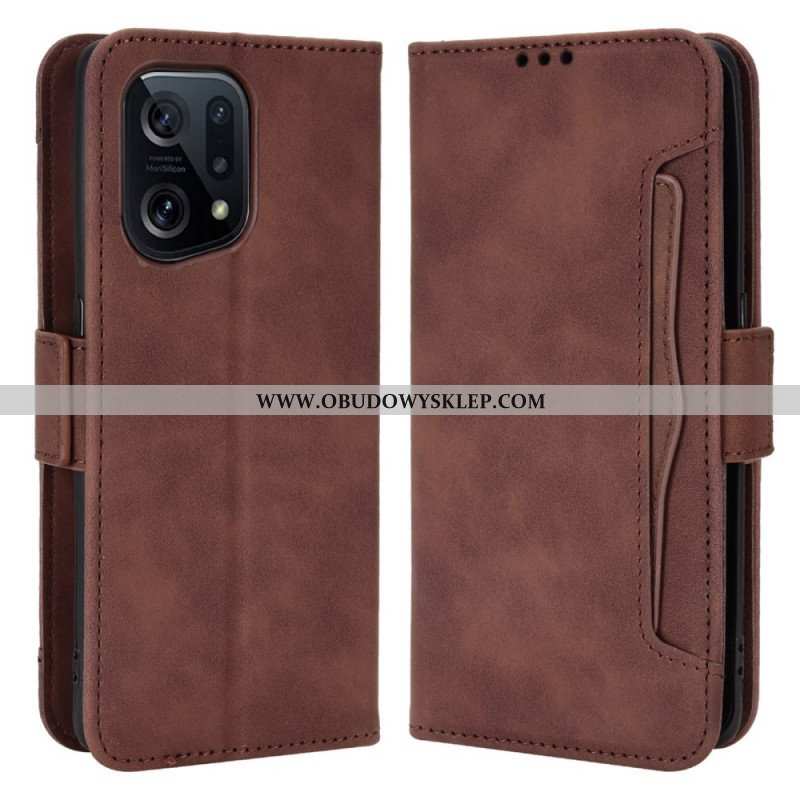 Etui Folio do Oppo Find X5 Wielokartowa Klasa Premier