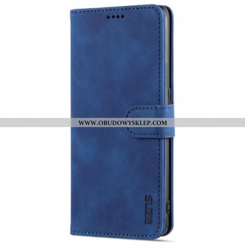 Etui Folio do Oppo Reno 6 5G Efekt Skóry Azns