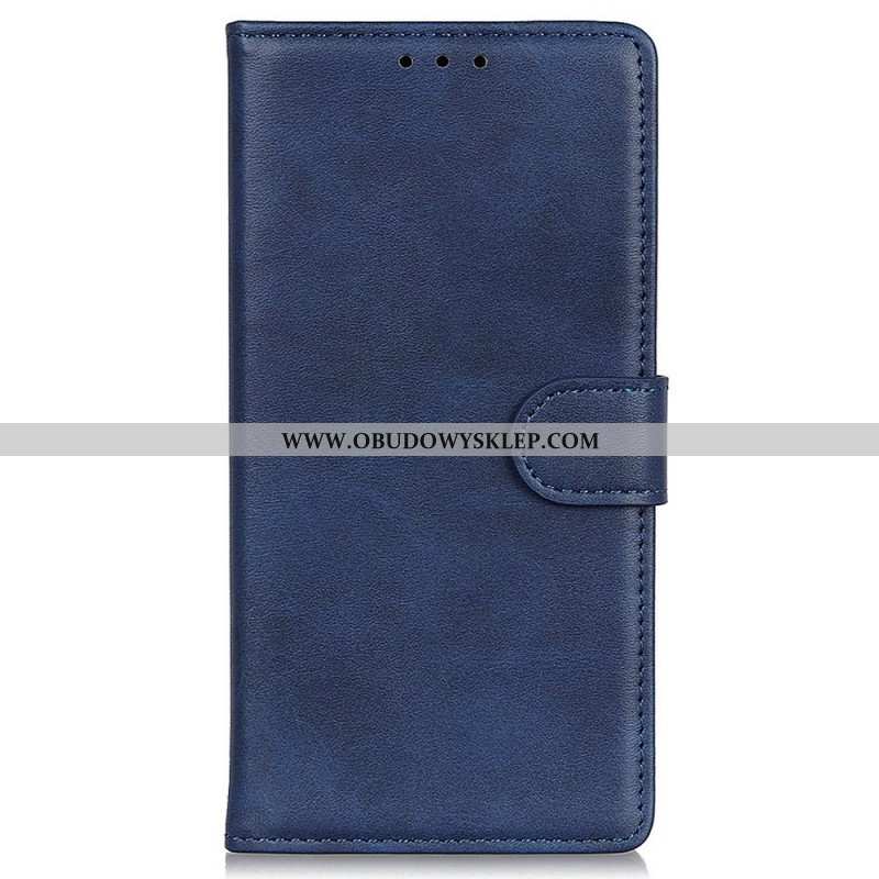 Etui Folio do Oppo Reno 7 Styl Matowej Skóry