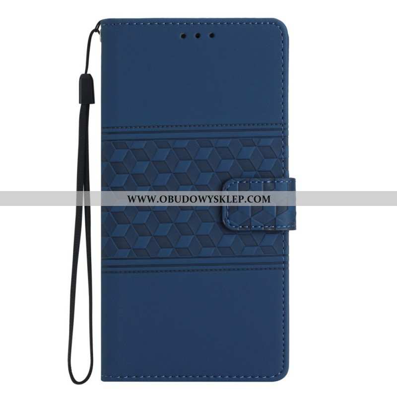 Etui Folio do Oppo Reno 8 Kostki 3d