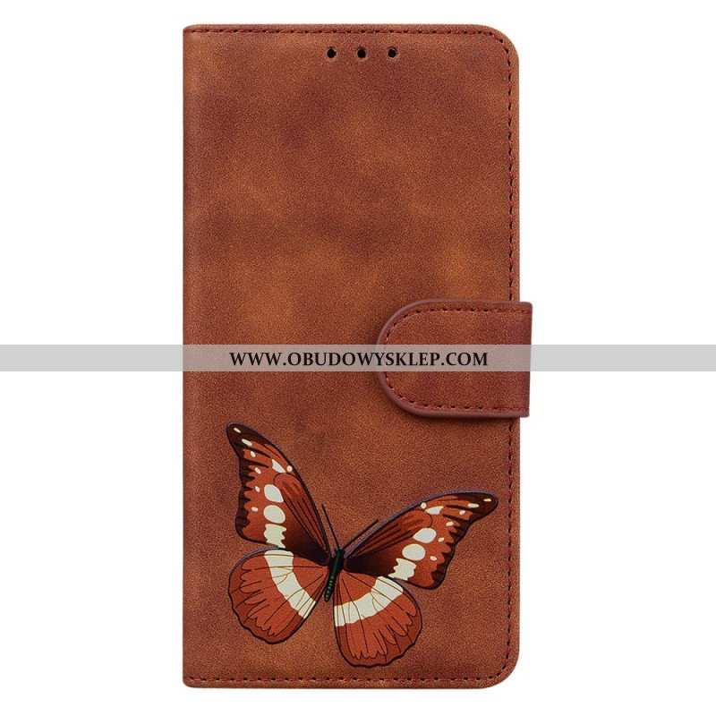 Etui Folio do Oppo Reno 8 Lite Motyl