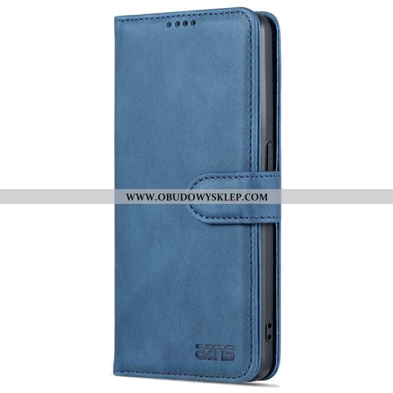 Etui Folio do Oppo Reno 8 Pro Skórzany Efekt Vintage Azns