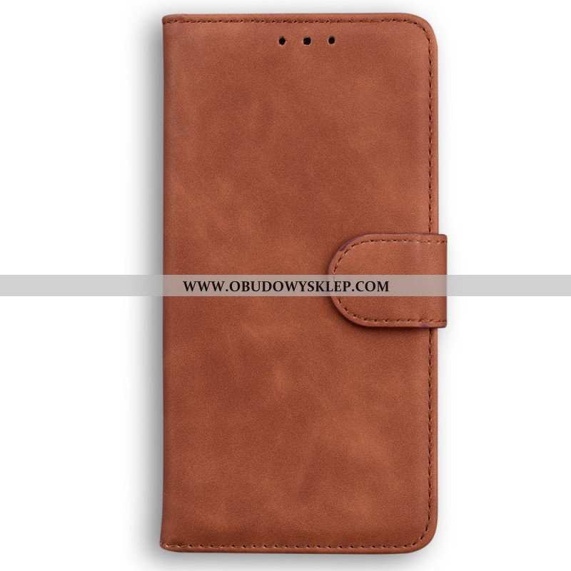 Etui Folio do Oppo Reno 8 Skórzany Efekt Couture